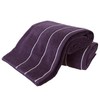 Hastings Home 2-piece Luxury Cotton Towel Set, Bath Sheet Made From 100% Zero Twist Cotton, (Eggplant/White) 274490CZW